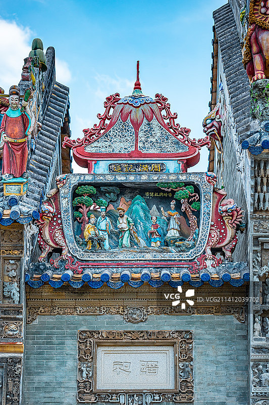 广东佛山顺德陈家祠（沙滘陈氏大宗祠）图片素材