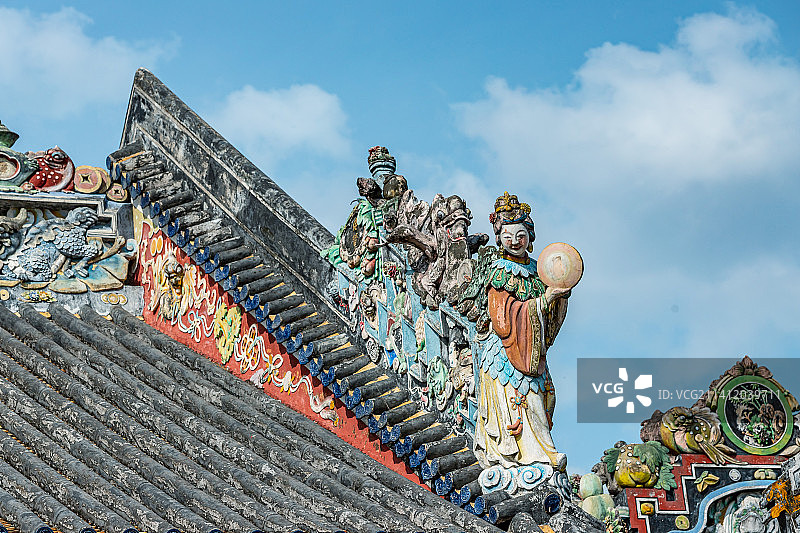 广东佛山顺德陈家祠（沙滘陈氏大宗祠）图片素材