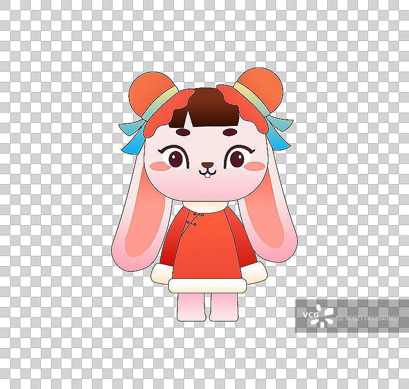兔子IP设计——正面图片素材