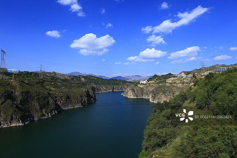 黄河盐锅峡图片素材