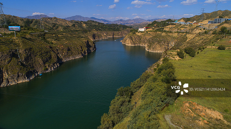 黄河盐锅峡图片素材