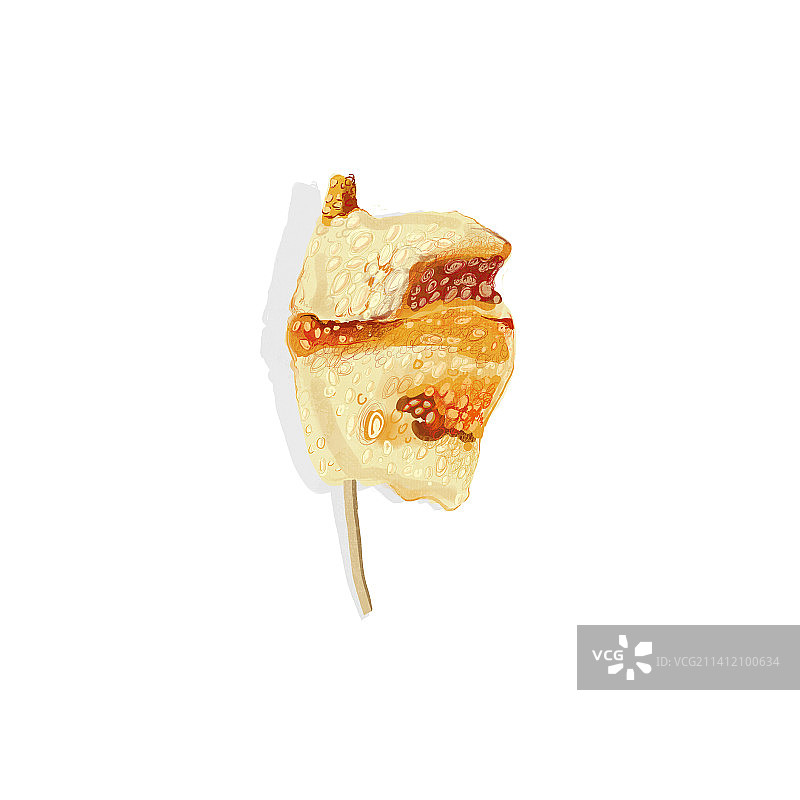 烤乳扇图片素材