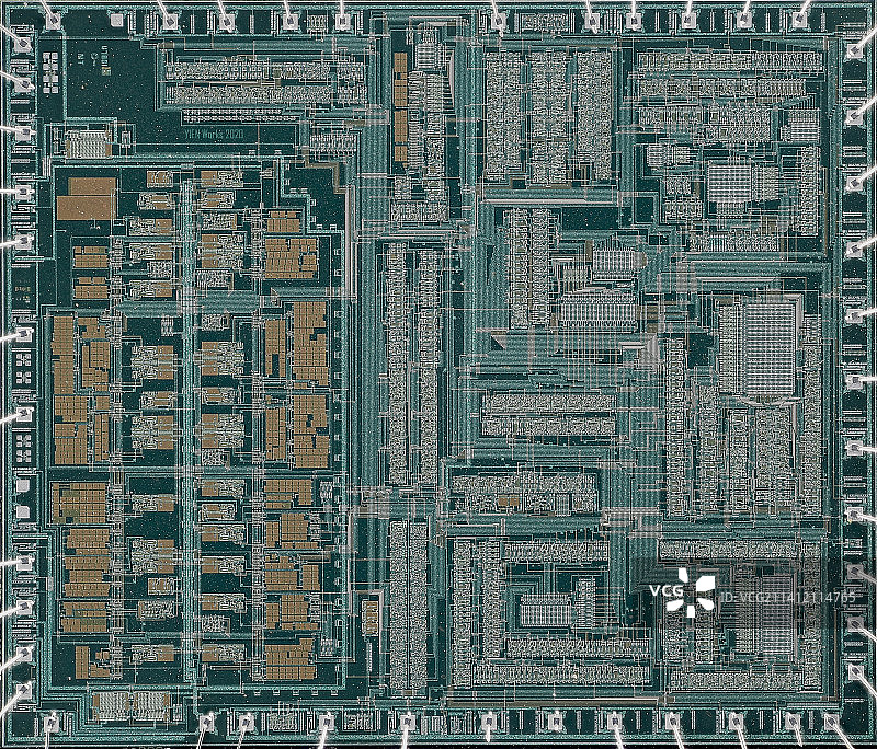 人类最高科技-晶圆芯片图片素材