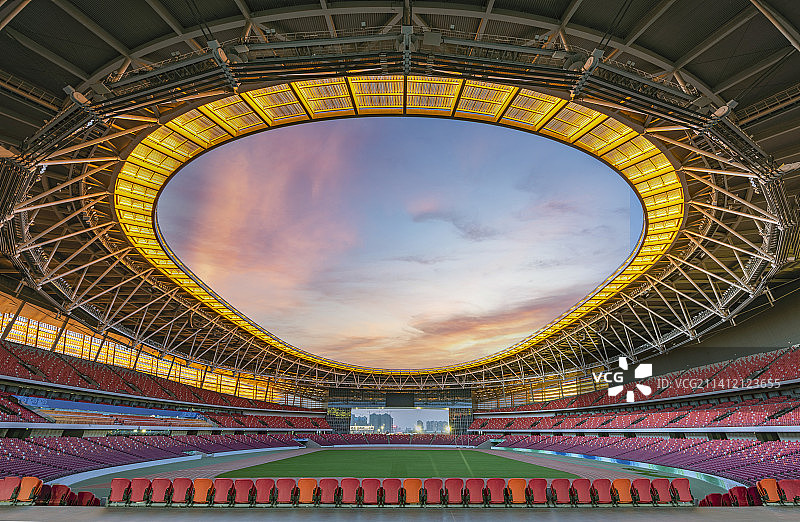 中国河南郑州奥体中心图片素材