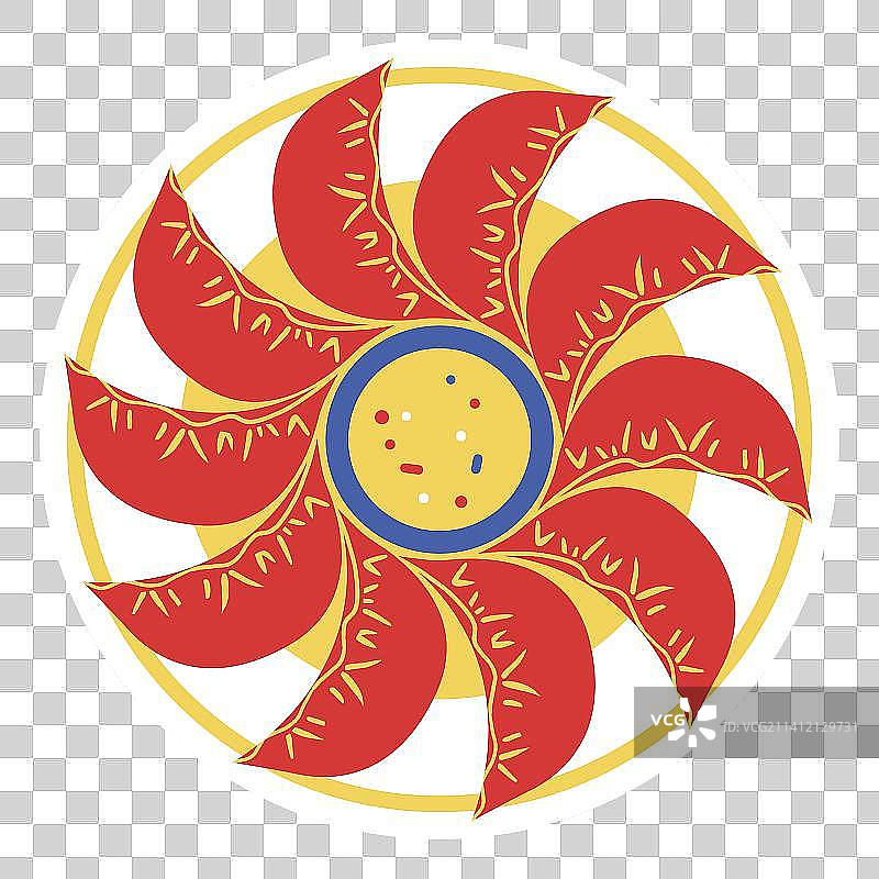 美食饺子扁平风免扣元素图片素材