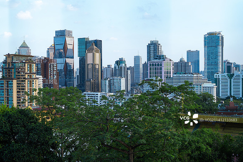 广州越秀山城市风光图片素材