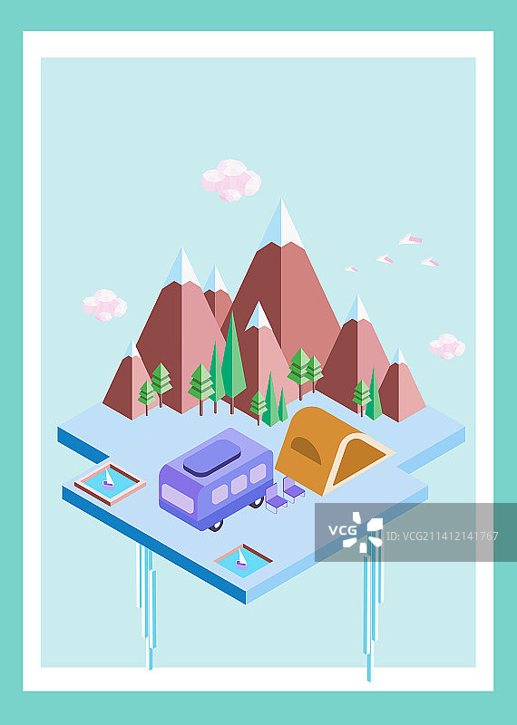 2.5D插画图片素材