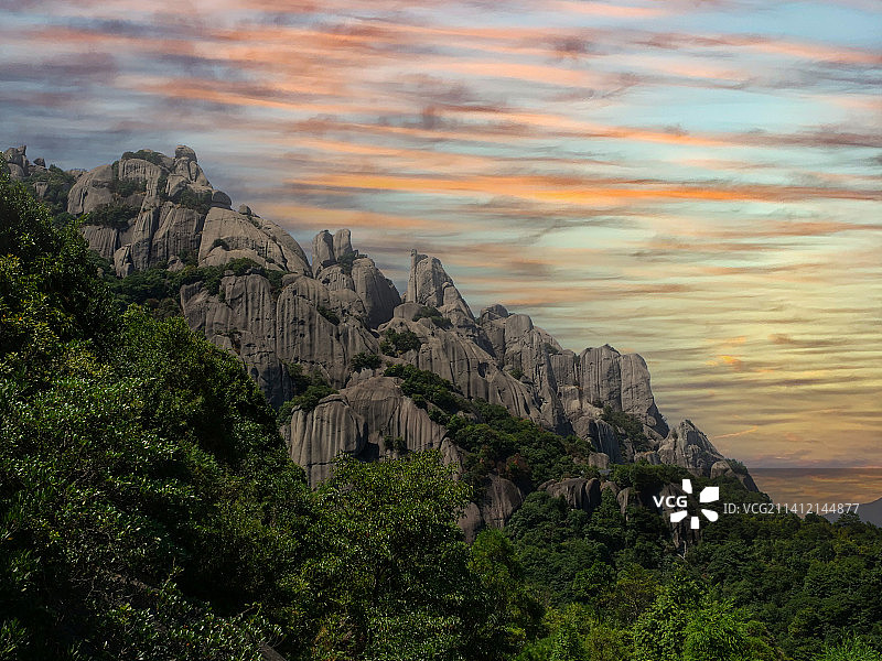 世界地质公园福建宁德福鼎太姥山海上仙都图片素材