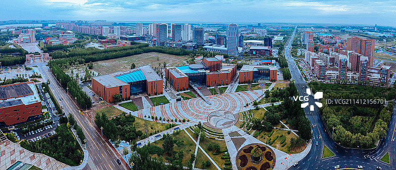 大庆 萨尔图区 地标 航拍素材 黑龙江 大庆市 城市 商业图片素材