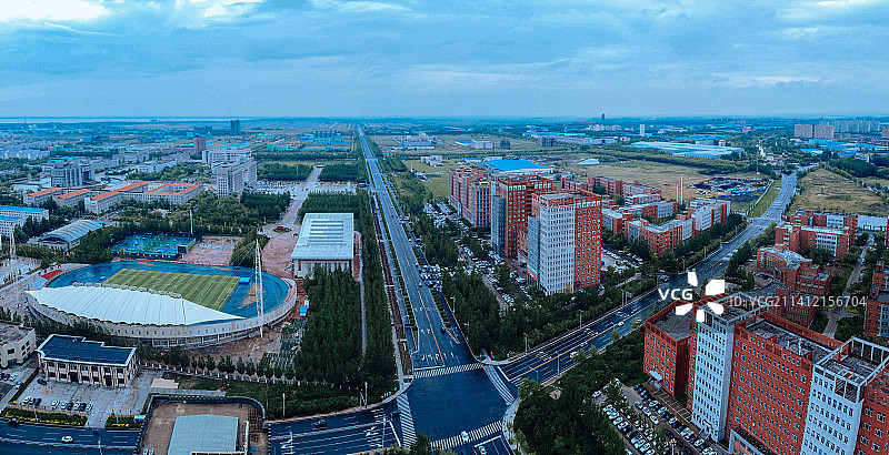 大庆 萨尔图区 地标 航拍素材 黑龙江 大庆市 城市 商业图片素材