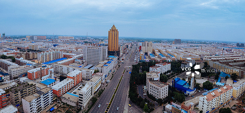 松原 地标 航拍素材 吉林 松原市 城市 商业 风光片 4k图片素材