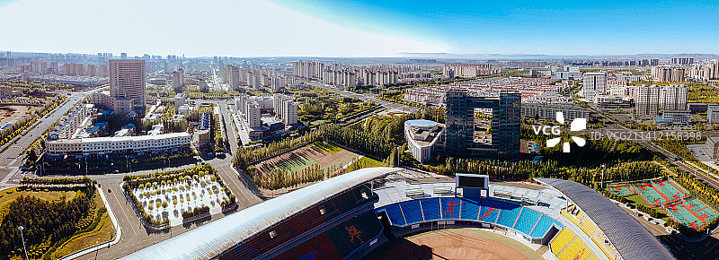集宁 乌兰察布  集宁区 地标 航拍素材 内蒙古自治区 乌兰察布市 城市 商业 风光片图片素材
