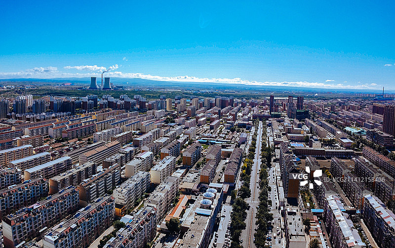 集宁 乌兰察布  集宁区 地标 航拍素材 内蒙古自治区 乌兰察布市 城市 商业 风光片图片素材