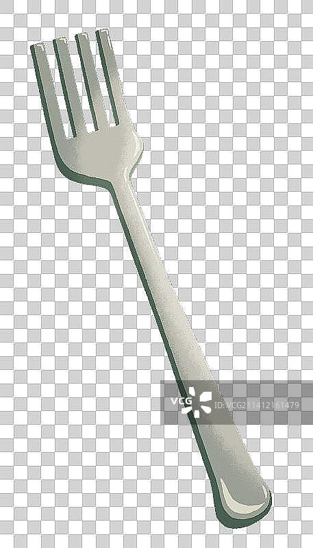 卡通手绘餐叉图片素材