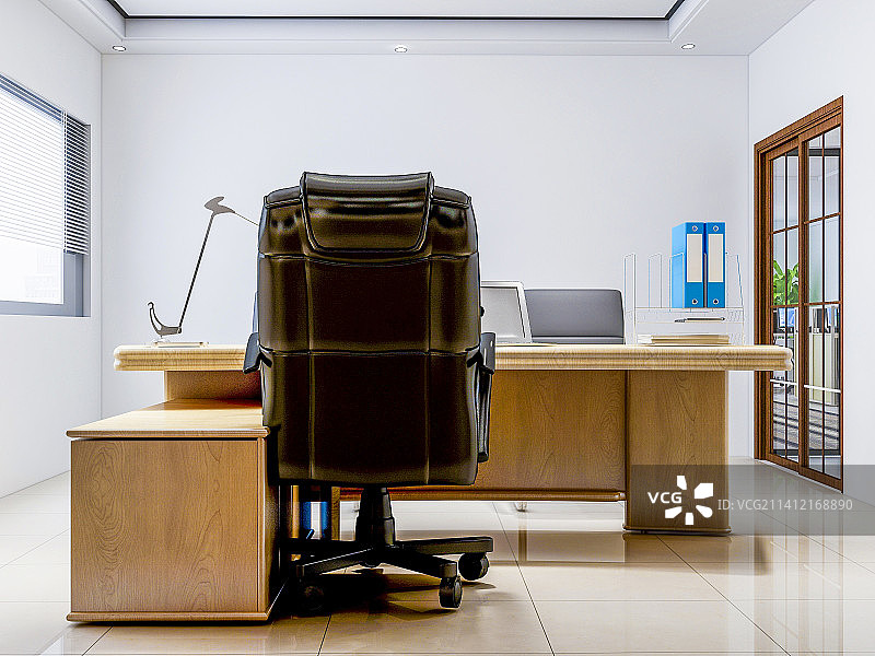 公司老板或董事长或总经理办公室室内设计图片素材
