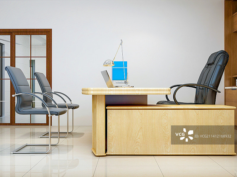 公司老板或董事长或总经理办公室室内设计图片素材