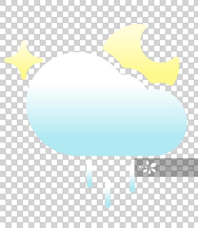 天气矢量元素icon图标 大雨图片素材