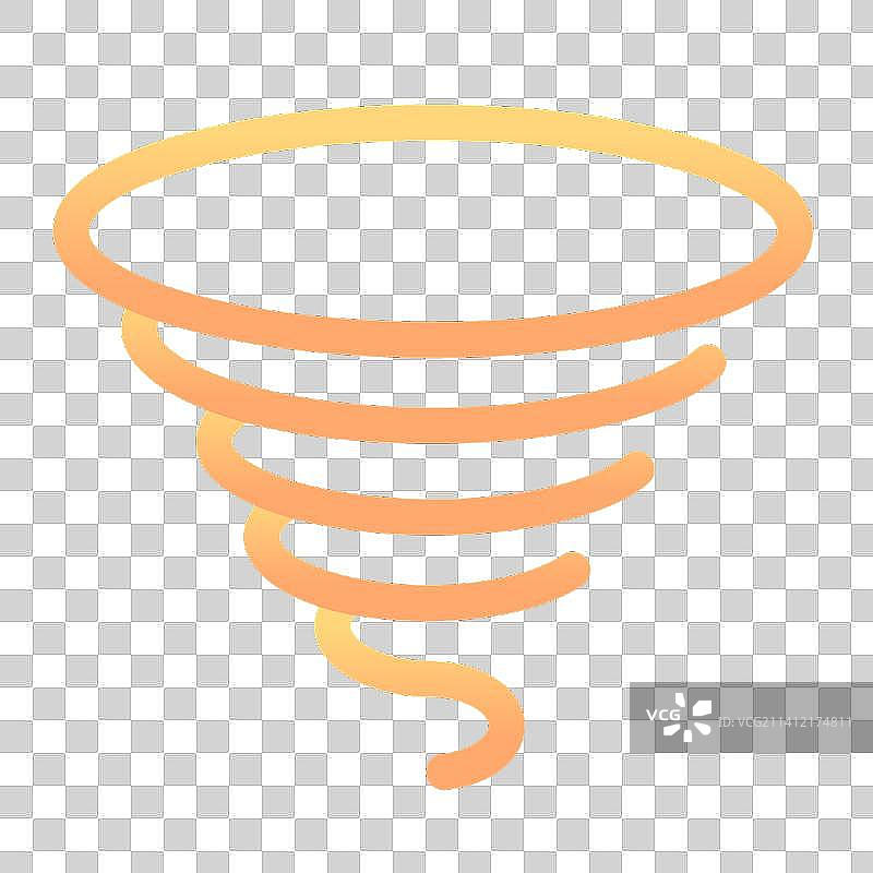 天气矢量元素icon图标 龙卷风图片素材