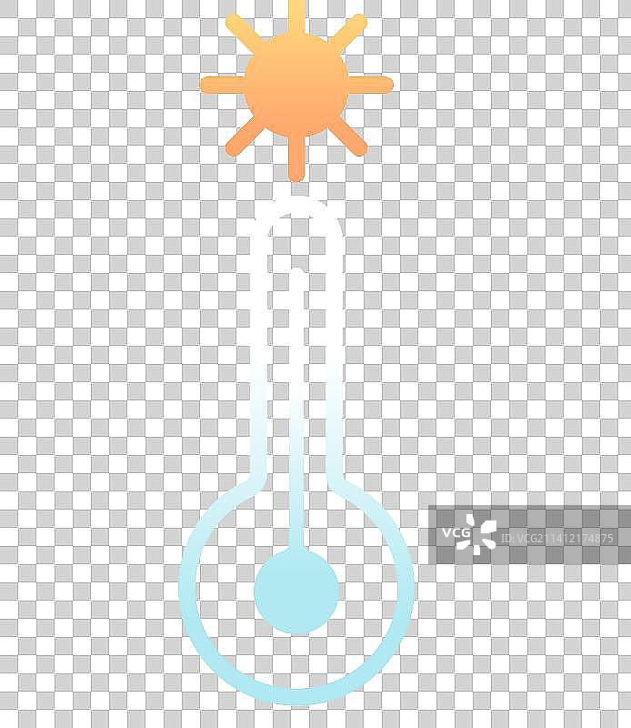 天气矢量元素icon图标 高温图片素材