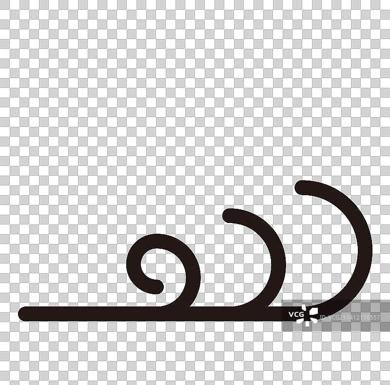 天气矢量元素icon图标线条风 风图片素材