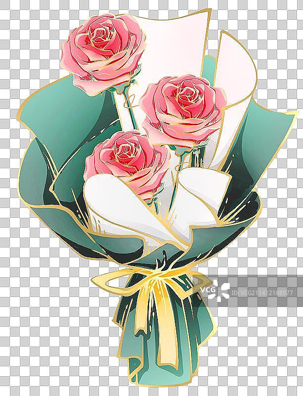 玫瑰花束图片素材