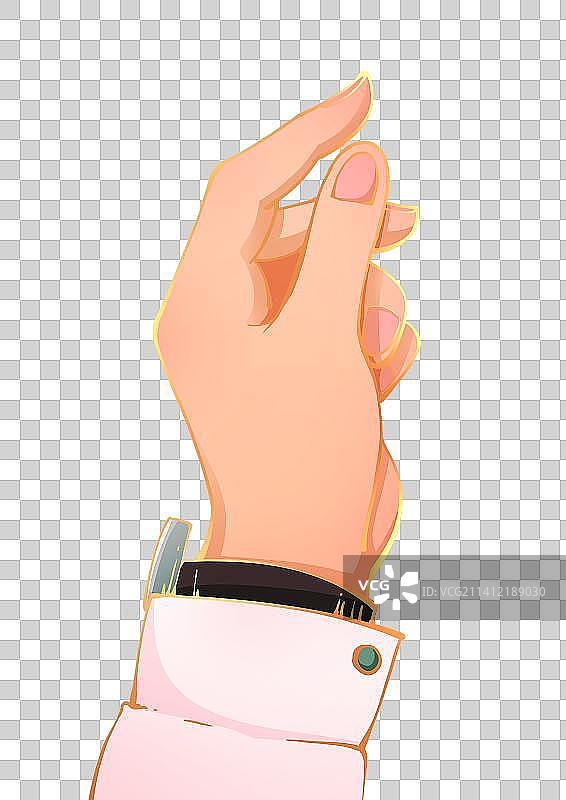 持花动作的手图片素材