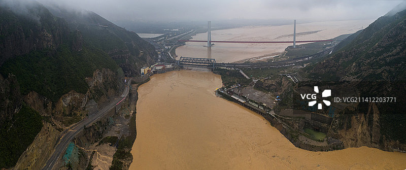 龙门古渡图片素材
