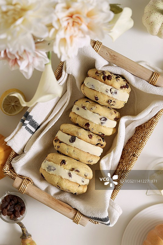 曲奇三明治图片素材