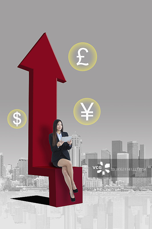 销售冠军的商业人士图片素材