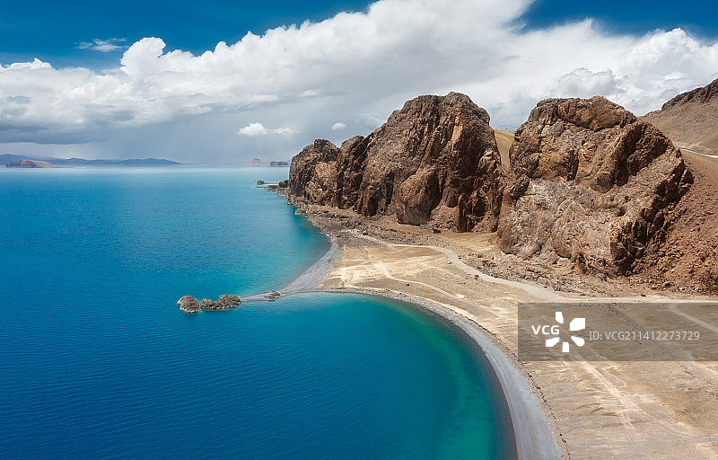 纳木错北岸图片素材