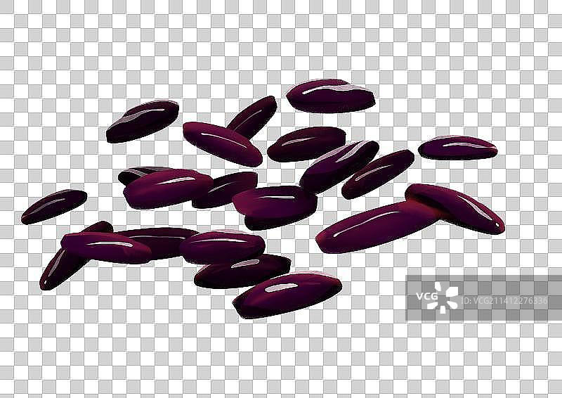 黑米元素图片素材