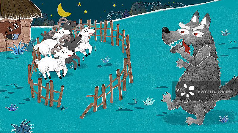 亡羊补牢图片素材