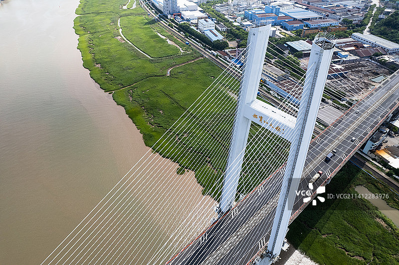 宁波镇海招宝山大桥图片素材