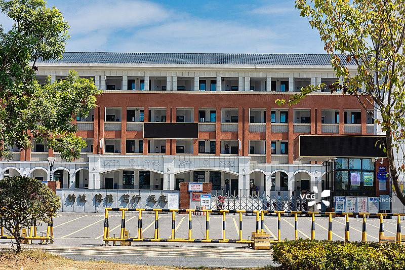 浏阳道吾学校校门图片素材