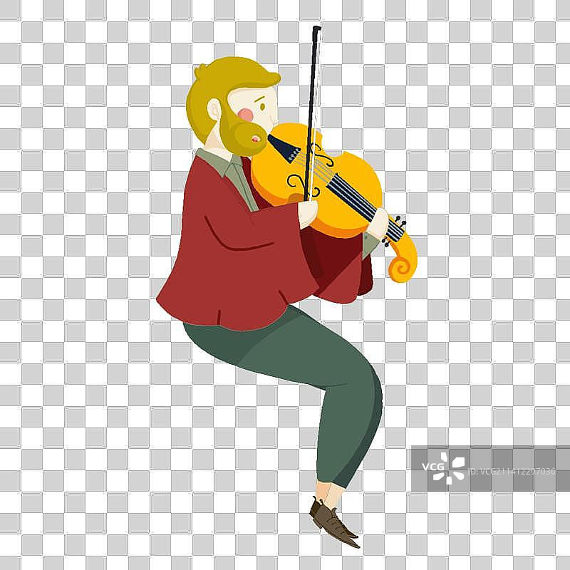 小提琴手图片素材