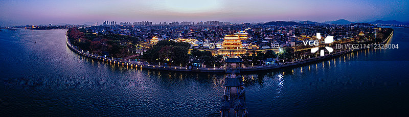 潮州 湘桥区 地标 航拍素材 潮州古城 广东省 潮州市 城图片素材
