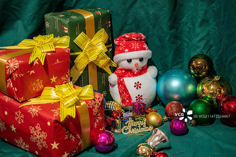 12月圣诞节礼物图片素材