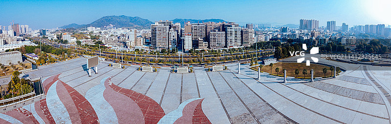 揭阳 揭东区 地标 航拍素材 广东省 揭阳市 城市 商业图片素材