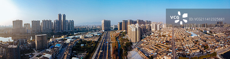 揭阳 揭东区 地标 航拍素材 广东省 揭阳市 城市 商业图片素材