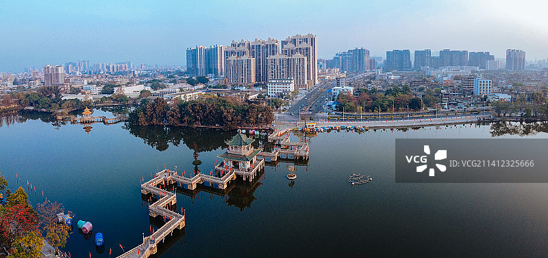 揭阳 揭东区 地标 航拍素材 广东省 揭阳市 城市 商业图片素材
