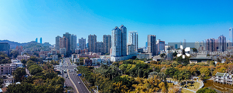 厦门 湖里区 地标 航拍素材 福建省 厦门市 城市 厦门大学图片素材
