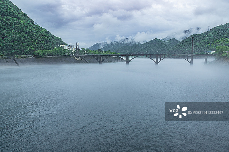 浙江  新安江水电站 千岛湖 景观图片素材