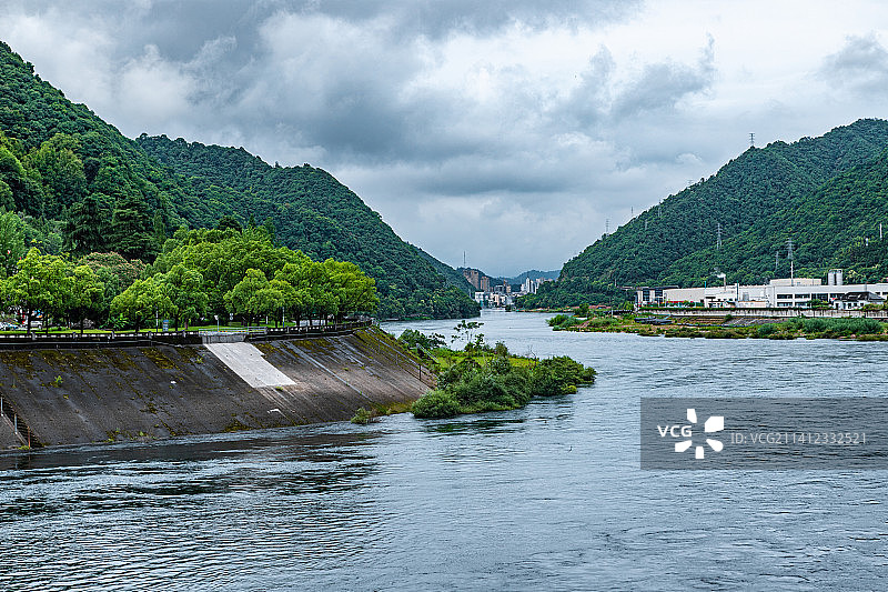 浙江  新安江水电站 千岛湖 景观图片素材
