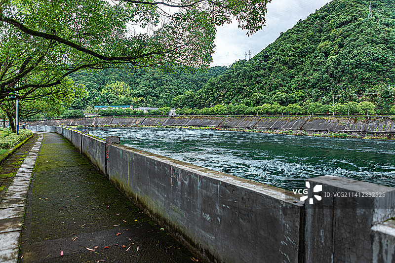 浙江  新安江水电站 千岛湖 景观图片素材