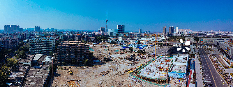 汕头 龙湖区 地标 航拍素材 广东省 汕头市 城市 商业 风图片素材