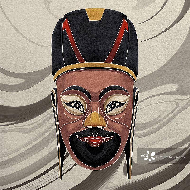 傩面具13地主图片素材