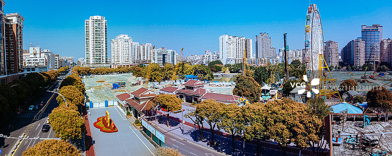 漳州 龙文区 地标 航拍素材 福建省 漳州市 城市 商业图片素材