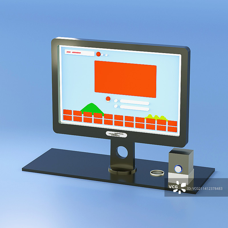电脑桌面，游戏开始图片素材
