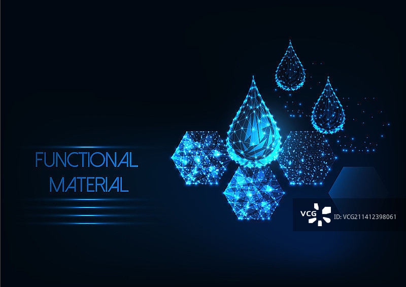 未来功能材料概念图片素材