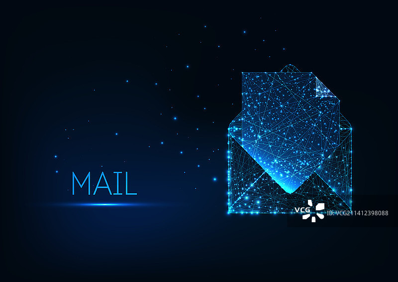 未来电子邮箱文档概念图片素材